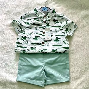 NWT Primark, Alligator print, 2 piece outfit